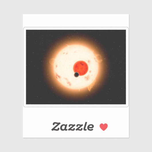 Sticker Le système Kepler-16. (Feuille)