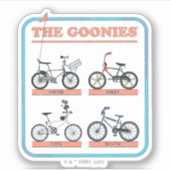 Sticker Le tableau des vélos de Goonies (Devant)