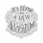 Sticker Le temps d'une nouvelle aventure (Devant)