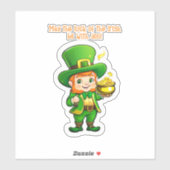 Sticker Le trésor de Lucky Leprechaun (Feuille)