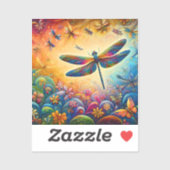 Sticker Le voyage de la libellule (Feuille)