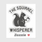 Sticker Le Whisperer d'écureuil | Écureuil (Feuille)