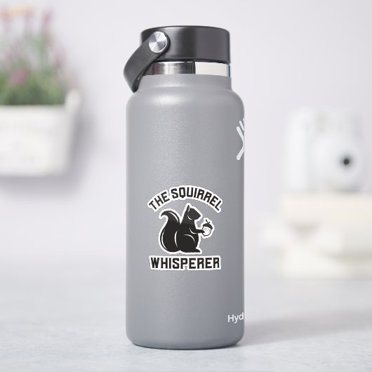 Sticker Le Whisperer d'écureuil | Écureuil (HydroFlask)