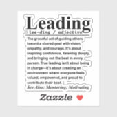 Sticker Leadership (Feuille)