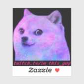 Sticker Lean Doge (Feuille)