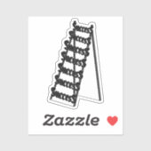 Sticker L'échelle du succès (Feuille)