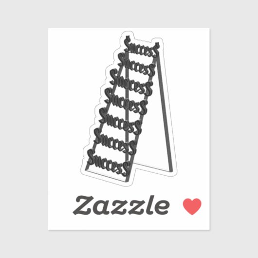 Sticker L'échelle du succès (Feuille)