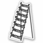 Sticker L'échelle du succès (Recto)