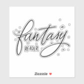 Sticker Lecteur de fantasy (Feuille)