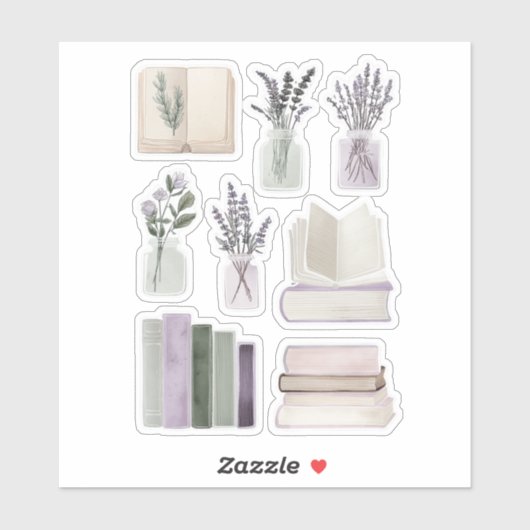 Sticker Lecture confortable (Feuille)
