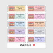 Sticker Lecture hebdomadaire Journal Tracker Bookish Plann (Feuille)