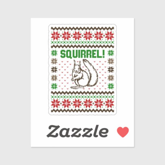 Sticker L'Écureuil Attaque La Famille Griswold Sweater (Feuille)