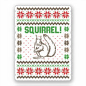 Sticker L'Écureuil Attaque La Famille Griswold Sweater (Recto)