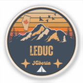Sticker Leduc (Alberta) (Devant)