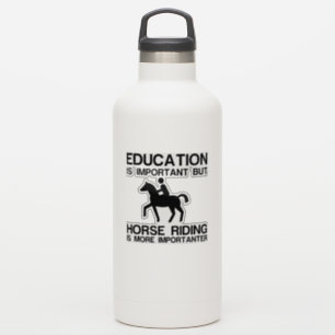 STICKER L'ÉDUCATION L'ÉQUITATION CHEVAL IMPORTANTE EST PLU