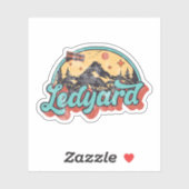 Sticker Ledyard, Connecticut (Feuille)