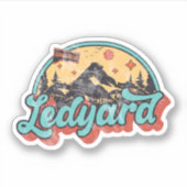 Sticker Ledyard, Connecticut (Devant)