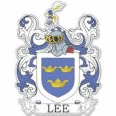 Sticker Lee Family Crest (Devant)