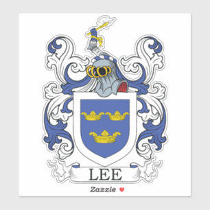 Sticker Lee Family Crest