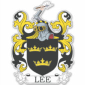 Sticker Lee Family Crest (Devant)