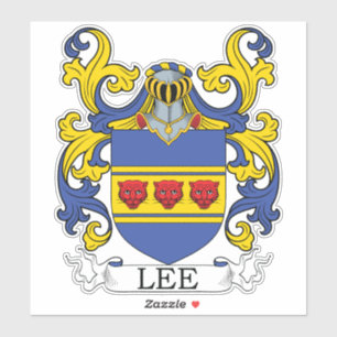 Sticker Lee Family Crest