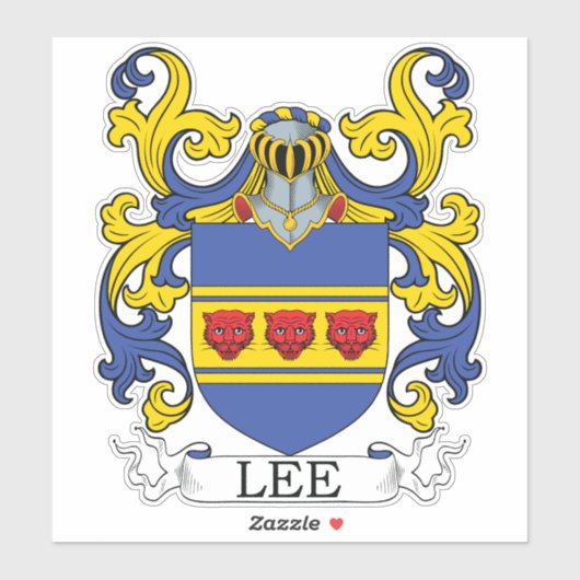 Sticker Lee Family Crest (Feuille)
