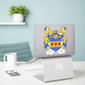 Sticker Lee Family Crest (Ordinateur portable sur le bureau)