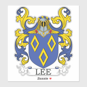 Sticker Lee Family Crest