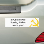 Sticker leest je. (Op auto)