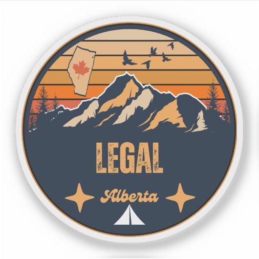 Sticker Legal, Alberta (Devant)