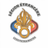 Sticker Légion Etrangère Militaire Légion étrangère (Devant)
