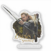 Sticker LEGOLAS GREENLEAF™ Drawing Bow Graphic (Devant)