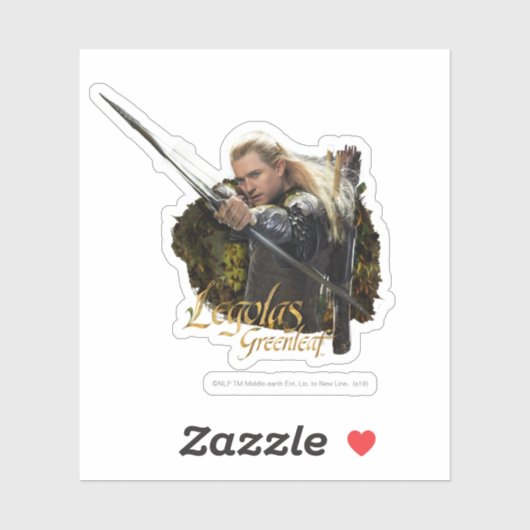 Sticker LEGOLAS GREENLEAF™ Drawing Bow Graphic (Feuille)