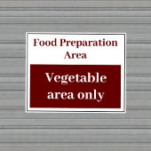 Sticker Légumes de préparation alimentaire
