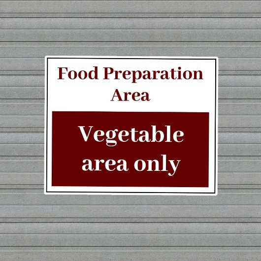 Sticker Légumes de préparation alimentaire