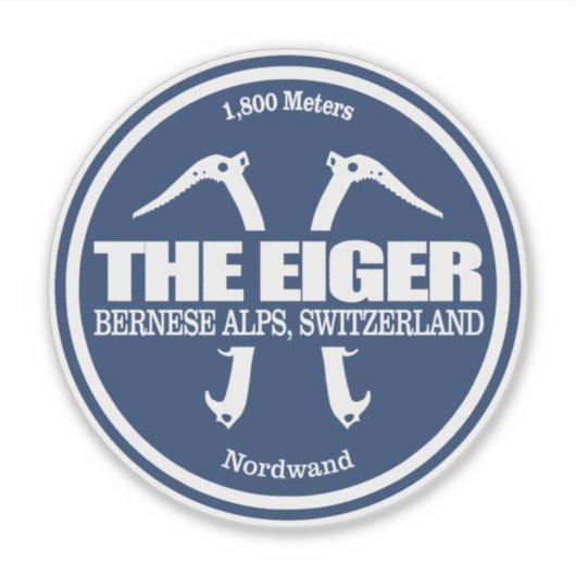 Sticker L'Eiger (axes 2) (Devant)
