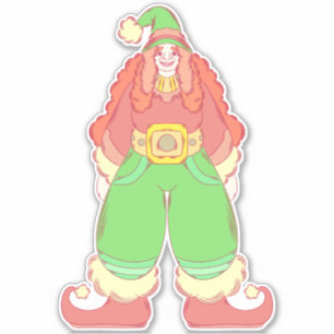 Sticker L'elfe de Noël