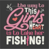 STICKER L'EMMENER À LA PÊCHE (Devant)