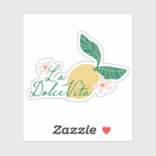 Sticker Lemon La Dolce Vita
