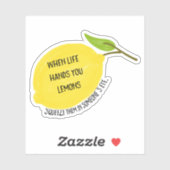 Sticker Lemon Squeeze (Feuille)
