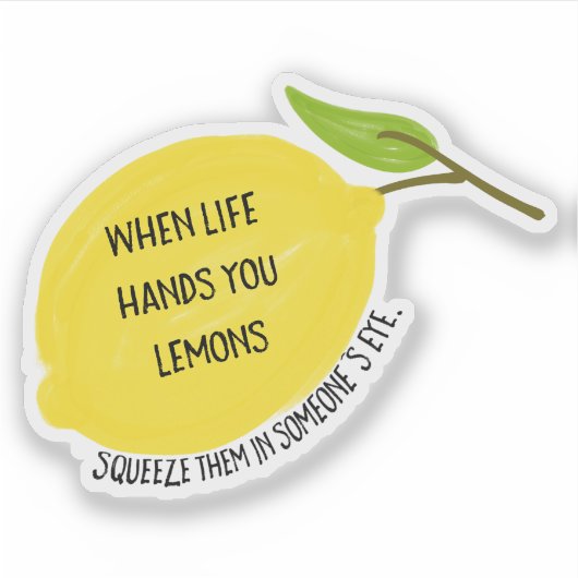 Sticker Lemon Squeeze (Devant)