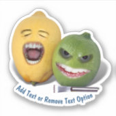 Sticker Lemon, Zester and Lime (Devant)