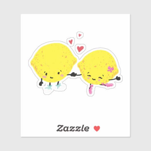 Sticker Lemony Love (Feuille)