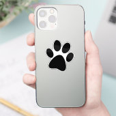 Sticker L'Empreinte de patte du chien (Téléphone)