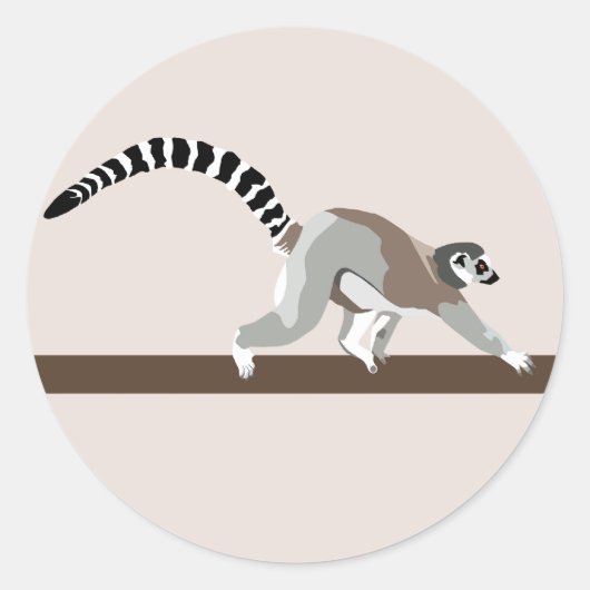Sticker Lemur (Devant)
