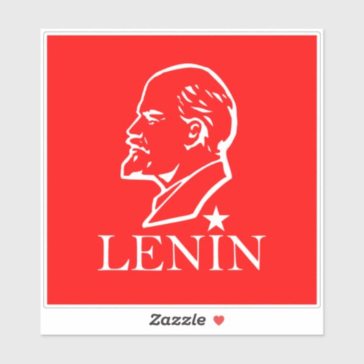 Sticker Lenin, USSR, CCCP, Soviet Union, Communism (Feuille)