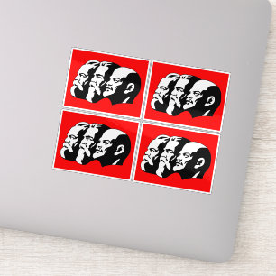 Sticker Lénine, Marx, Engels, Union soviétique, Communisme