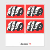 Sticker Lénine, Marx, Engels, Union soviétique, Communisme (Feuille)