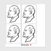 Sticker Lénine, URSS, CCCP, Union soviétique, Communisme (Feuille)