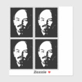 Sticker Lénine, URSS, CCCP, Union soviétique, Communisme (Feuille)